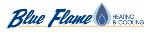Blue Flame Heating and Cooling Logo